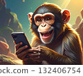 猴子與智慧型手機 132406754