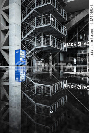 The courtyard of the Tokyo International Forum after the rain The courtyard of the Tokyo International Forum after the rain 132406981