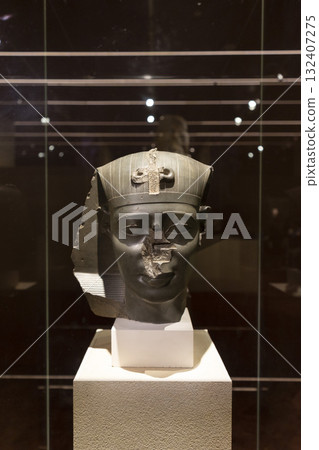 Head of Pharaoh on display at the National Gallery of Victoria in Melbourne, Australia 132407275