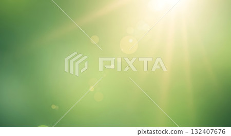 Elegant green backdrop with dreamy golden light bokeh for a fresh, vibrant feel in spring designs and optimistic marketing campaigns, evoking natural beauty Elegant green backdrop with dreamy golden light bokeh for a fresh, vibrant feel in spring designs and optimistic marketing campaigns, evoking natural beauty 132407676