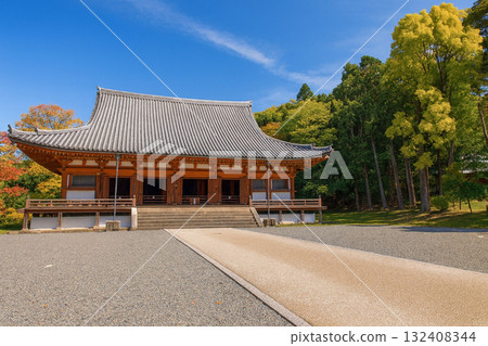 Daigoji Temple Kondo Autumn leaves 132408344