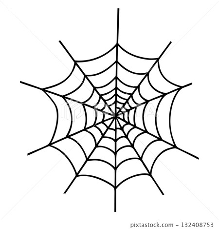 spider web icon isolated. cobweb background. Vector illustration 132408753