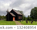 Wooden chapel in Handol near Are 132408954