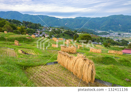 Countryside scenery [Obasute rice terraces] 132411136
