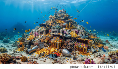 Treasures at the bottom of the sea Treasures at the bottom of the sea 132411701