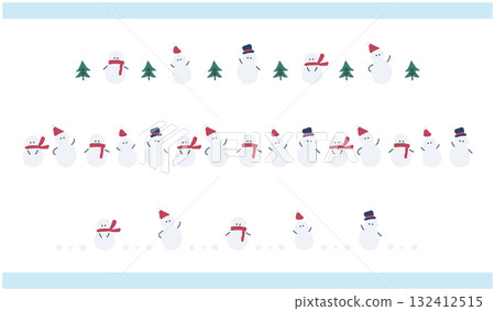 Christmas snowman line set Christmas snowman line set 132412515