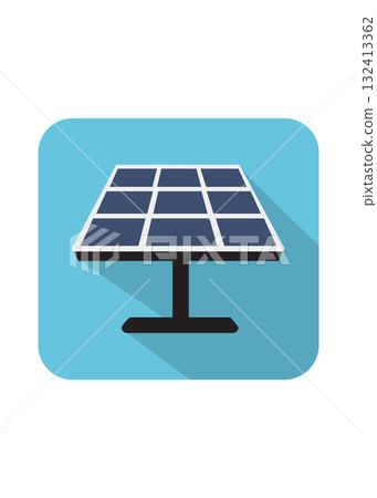 Solar Panel Icon stock illustration 132413362