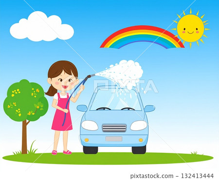 洗車的女人 132413444