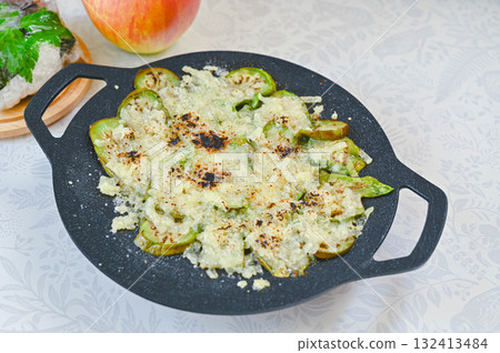 White eggplant with cheese White eggplant with cheese 132413484