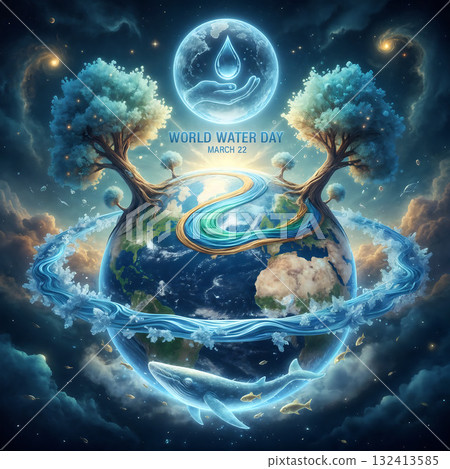 World Water Day, Earth Day, and Environment Day concern the entire planet Earth. 132413585