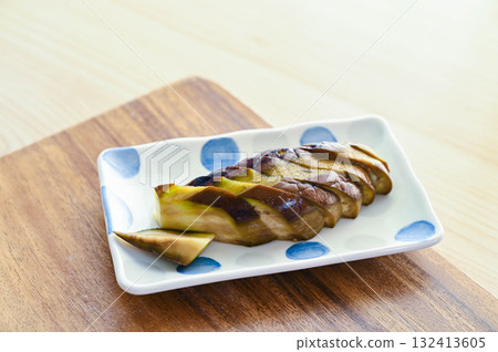 Salted autumn eggplant 132413605