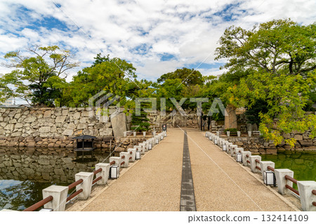 通往岡山城天守閣的道路 132414109