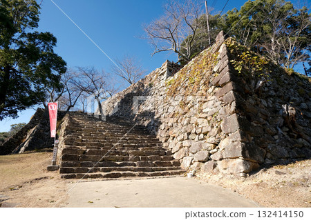 兵庫縣洲本市_洲本城本塔石階2_2025年1月 兵庫縣洲本市_洲本城本塔石階2_2025年1月 132414150