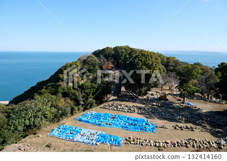 Sumoto City, Hyogo Prefecture_East view from the ruins of Sumoto Castle 2_January 2025 132414160