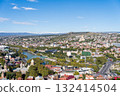 Tbilisi, Georgia, Old Town Tbilisi viewed from the top of a hill 132414504