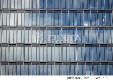 Windows of the modern business center Kranhaus Windows of the modern business center Kranhaus 132414940
