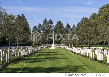 Ehrenfriedhof World War II military cemetery in Cologne 132415106
