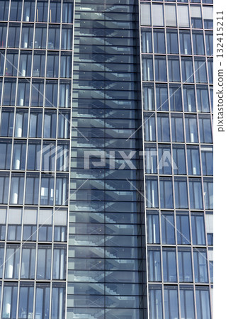 Windows of the modern business center Kranhaus Windows of the modern business center Kranhaus 132415211