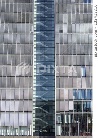 Windows of the modern business center Kranhaus Windows of the modern business center Kranhaus 132415216