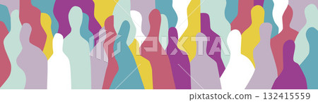 People mental health psychology abstract vector illustration 132415559