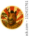 Laugh out loud! The lucky zodiac sign of the horse and traditional Japanese auspicious motifs 132415761