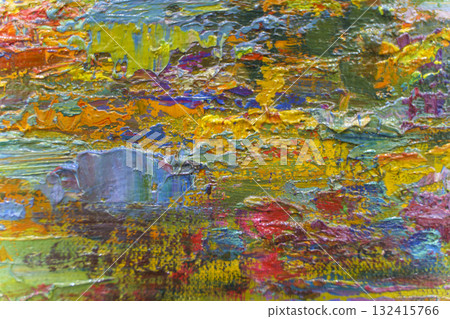 Colorful Paint Strokes art background  132415766