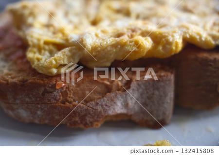 spanish egg omelette as typical lunch food spanish egg omelette as typical lunch food 132415808