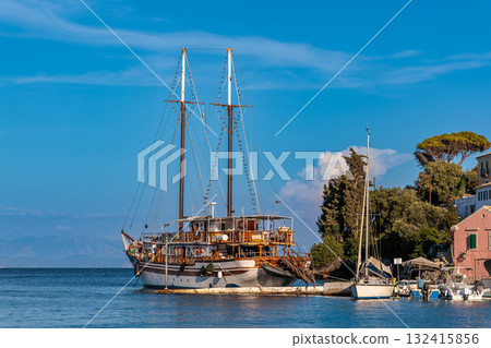 The charming town of Gaios on the island of Paxos The charming town of Gaios on the island of Paxos 132415856