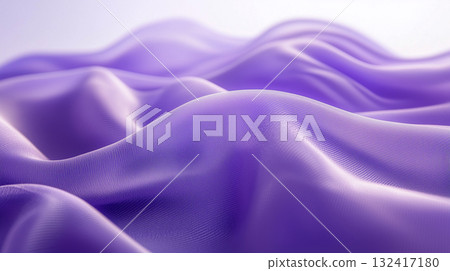 Elegant waves of purple silk fabric, design for art and fashion projects 132417180