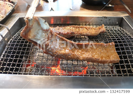 Korean food. Marinated beef ribs bbq Korean food. Marinated beef ribs bbq 132417599