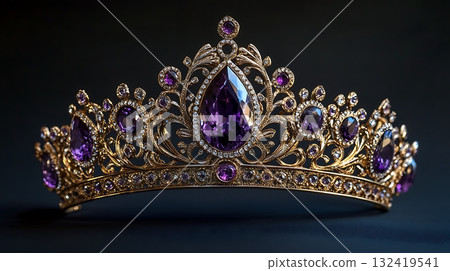 Regal Gemstone Tiara 132419541