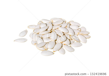 Pumpkin seeds isolated Pumpkin seeds isolated 132419696