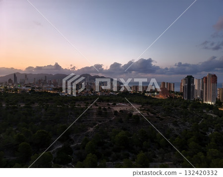 coastal city sunset, dusk over seaside metropolis, sunset skyline above seaside cityscape coastal city sunset, dusk over seaside metropolis, sunset skyline above seaside cityscape 132420332