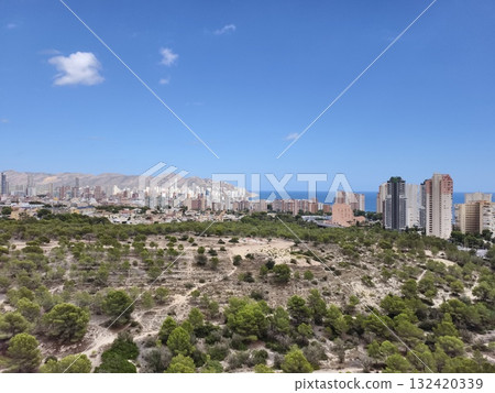 seaside cityscape overlooking water and hills, picturesque coastal city skyline with water seaside cityscape overlooking water and hills, picturesque coastal city skyline with water 132420339