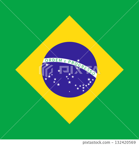 Brazil - square flag Brazil - square flag 132420569