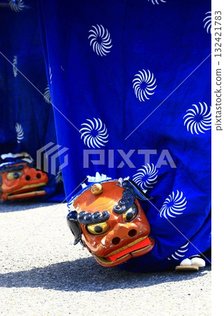 Iwate Prefecture Folk Performing Arts Lion Dance 132421783