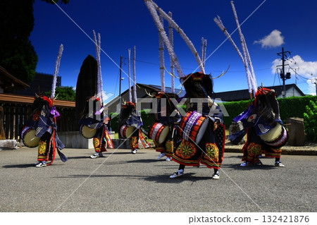 Iwate Prefecture Folk Performing Arts Performance Deer Dance Iwate Prefecture Folk Performing Arts Performance Deer Dance 132421876