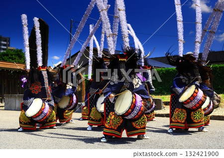 Iwate Prefecture Folk Performing Arts Performance Deer Dance Iwate Prefecture Folk Performing Arts Performance Deer Dance 132421900