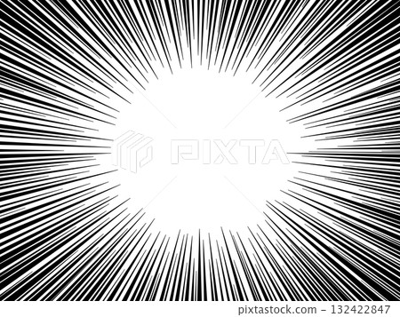 集中線 集中線 132422847