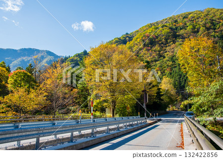 奧飛驒溫泉鄉福地溫泉的秋天 132422856