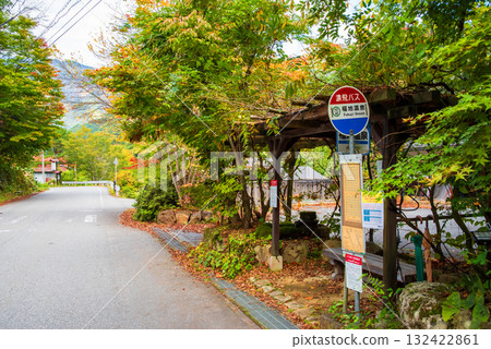 奧飛驒溫泉鄉巴士站的福地溫泉之秋 奧飛驒溫泉鄉巴士站的福地溫泉之秋 132422861