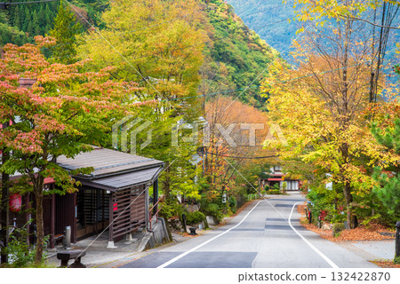 Autumn at Fukuji Onsen in Okuhida Onsen Village 132422870