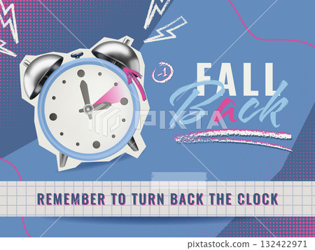 Fall Back Time bright collage 132422971