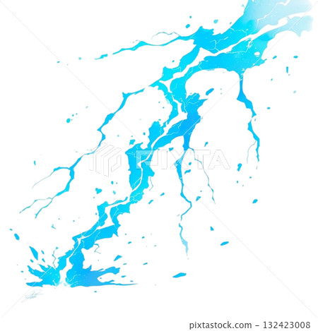 Lightning effect, material, no background, graphic, illustration Lightning effect, material, no background, graphic, illustration 132423008