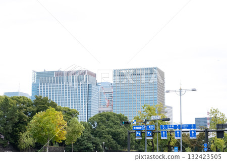 urban landscape with greenery urban landscape with greenery 132423505