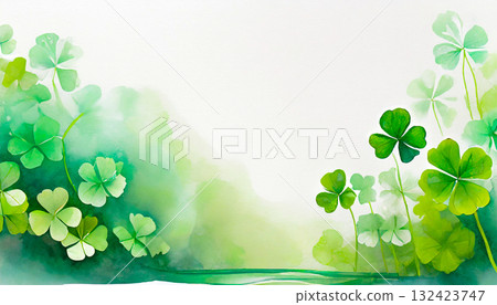 四葉草，AI 生成的圖像 132423747