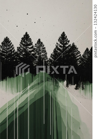 Snow falling bamboo grove Snow falling bamboo grove 132424130