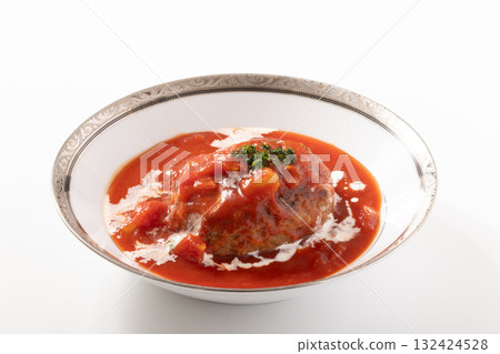 Tomato stew hamburger 132424528