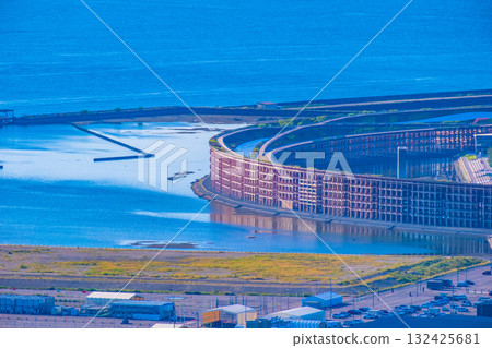 Yumeshima and the Great Roof Ring after the Expo ended Yumeshima and the Great Roof Ring after the Expo ended 132425681