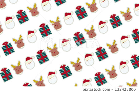 Christmas pattern (with border) Christmas pattern (with border) 132425800
